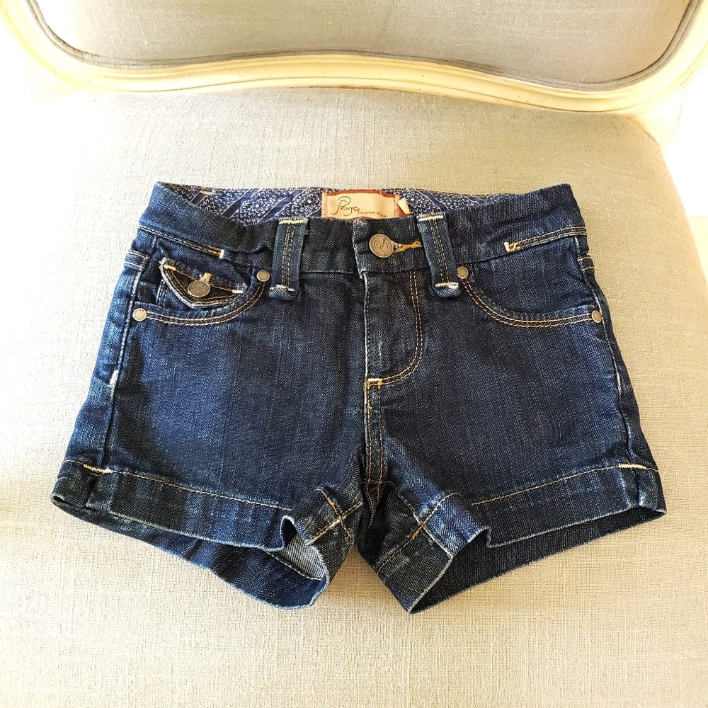 Paige girls denim shorts